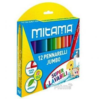 Pennarelli Jumbo superlavabili atossici punta maxi
