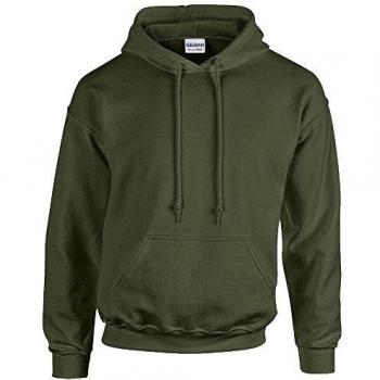 Heavy Blend Kapuzenpullover (Unisex) – Militärgrün – S – Gildan