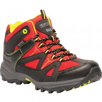 Botas Regatta Gatlin Mid, Senderismo Unisex Niños, Rojo