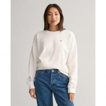 Gant Sudadera para mujer, modelo 4204675, cuello redondo, casual, algodón, manga larga, outlet 2024