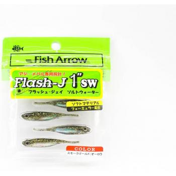 Pesce Arrow Nalucca Flessibile Flash J SW 1 pollice 5 unità per confezione #127 (0226)