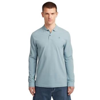 Polo Estilo Azul G-Star L – Manga Larga, Casual