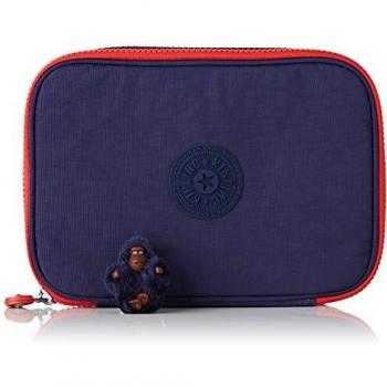 Kipling 100 Stylos Plus Trousses, 21 cm, 1.5 litres, Bleu