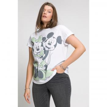 T-shirt Donna oversize con Topolino, Bianco, Taglia 60/62, Cotone, Studio Untold