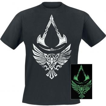 Valhalla Rabe T-Shirt für Männer – Assassin’s Creed 4XL Schwarz
