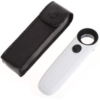 40X Handheld Magnifying Lens with 2 LED Lights
