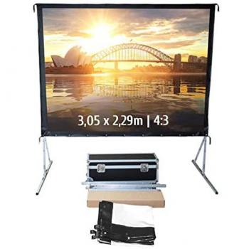 Écran de projection mobile Kimex 4:3 3,05 x 2,29 m