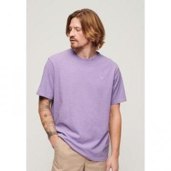Camiseta Superdry Vintage Mark Lila – Hombre – Algodón – Manga Corta – Talla XXL – Versión 2024