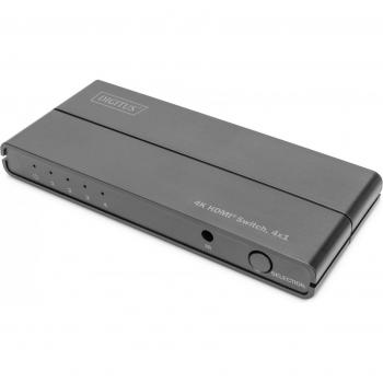 Digitus 4K HDMI Switch, 4 Inputs 1 Output