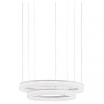 Leds C4 Lighting Integrated LED Small Ceiling Pendant Light White