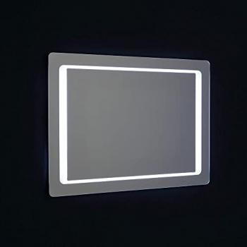Specchio retroilluminato per bagno 100x70 cm reversibile