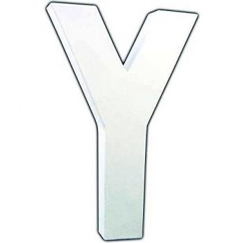 Support en papier mâché Lettre Y