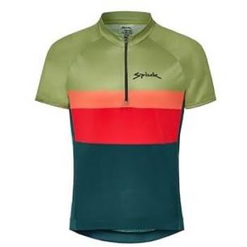Spiuk Anatomic Kid Kinder Kurzarm Radshirt grün/bunt