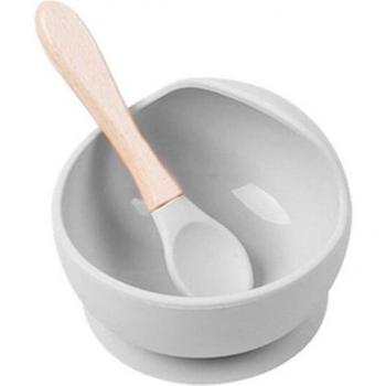 Ensemble de cuillères et bols en silicone pour enfants