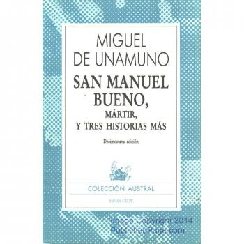 San Manuel Bueno, Martir