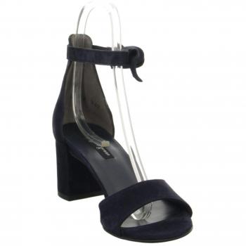 Riemchen-Sandale Paul Green Damen 7073 – BLAU, 41 EU / 7,5 UK, feiner weiblicher Absatz für Abendmode