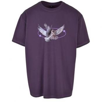 Mister Tee Maglietta A Maniche Corte “Vive la Libertà” – Oversize Purple Night 3XL