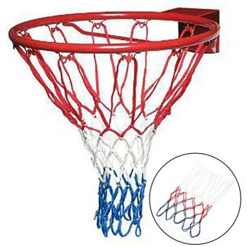 Filet de basket-ball en nylon avec cerceau et 12 boucles