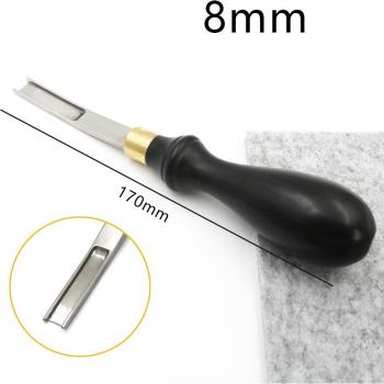 Herramienta de Corte Afilado con Mango de Ébano Pulido – 8 mm