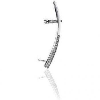 Silber‑Ohrringe Sif Jakob – SKU SJ‑E0047‑CZ‑R