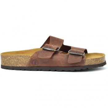 Coronel Tapiocca C151-62 Sandalias Planas Piel Doble Hebilla