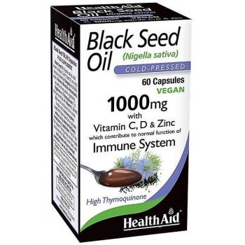 Health Aid Black Seed Oil 1000mg Softgels 60 Count