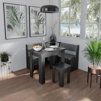 Vicco Truhenbank Roman, Schwarz, 77 cm