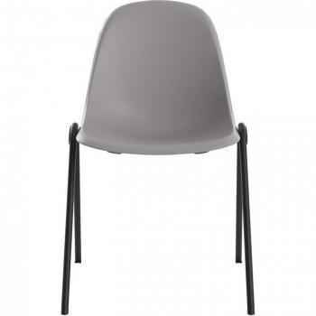 Lizzie Chair with 4 Legs in Grey