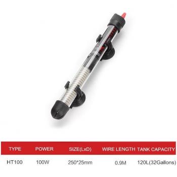 Calentador de Agua para Acuario 110v-220v con Termostato Regulable 25/50/100/200/300W
