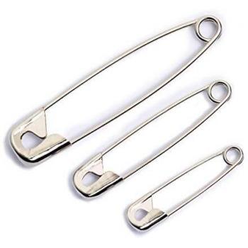 Prym Safety Pins with Coil No. 1 Silver col 27 mm