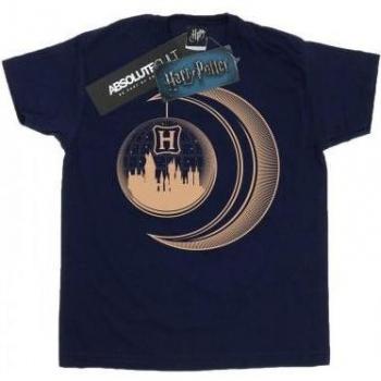 Tee Largo Hogwarts – Luna di Carta Bianca (7‑8 anni)
