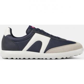 Chaussure de basket homme CAMPER 133610 Bleu, semelle en gomme, extérieur cuir, lacets