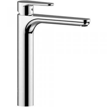 Série Green Paffoni Mélangeur Lavabo – Bec Haut, Vidage Click‑Clac, Finition Chromée en Laiton