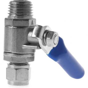 Robinet d'entrée pour système d'osmose inverse 1/2 BSP à 1/4 tube