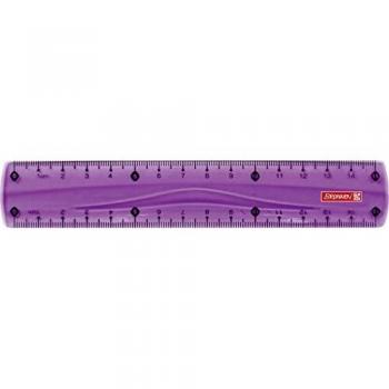 5 cm Lineal purple für Schule und Büro