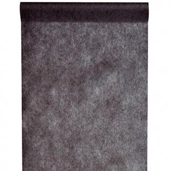 Chemin de Table Uni Noir 30 cm