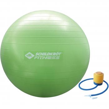 Schildkröt Gymnastikball 75 cm, Anti Burst, grün, mit Pumpe
