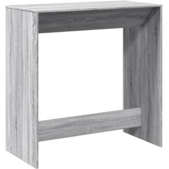 Sonoma Table de bar gris 102×50×103,5 cm Bois d’ingénierie Vidaxl