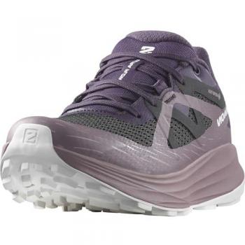 Salomon Ultra Flow Gore-Tex Zapatillas de Trail para Mujer, Color Granate, Talla 38