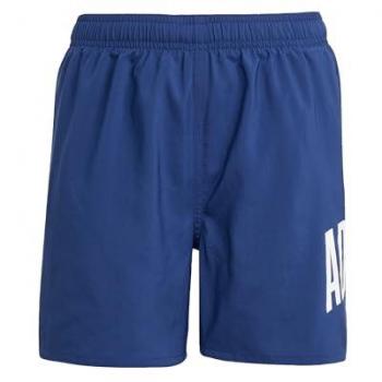 Adidas Children’s Swim Shorts – Logo Design, Dark Blue with White Accents