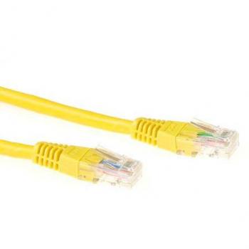 Netzwerkverbindungskabel 10 m – Gelb, LSZH, CAT6 U/UTP