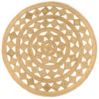 Jute Braided Rug (Handmade, 210 cm, vidaXL)