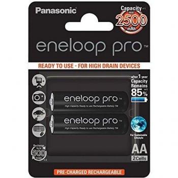 Panasonic eneloop pro Ni-MH Akku 2500 mAh 2er Blister