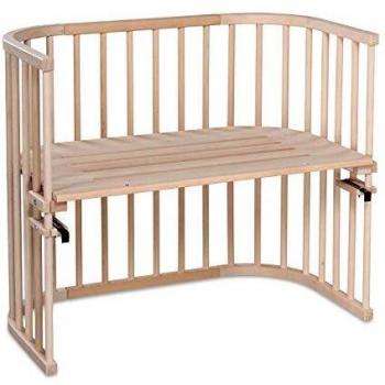 Cuna EcoBaby Bay Maxi Colecho Madera de Haya Natural