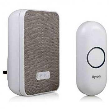 Byron Wireless Mesh Finish Doorbell Set