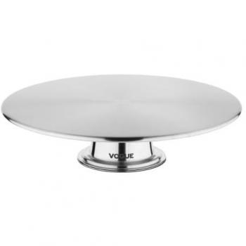Vogue St/St 30cm Turntable Cake Stand