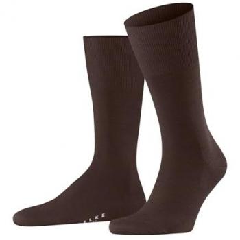 Airport‑Socken von Falke – Dunkelbraun, Herrengröße 41/42
