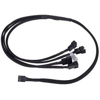 Phobya Câble Duplicateur 4Pin PWM 60cm Noir