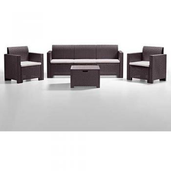 Set da Giardino Nebraska con Divano e Tavolino