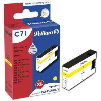 Pelikan PGI-1500XL gelb, kompatible Druckerpatrone